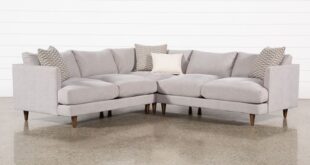 Adeline II 3 Piece 109" Sectional | Grey sectional sofa, Living .