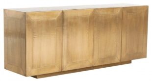 Freda Sideboard, Aged Brass | Modern buffets and sideboards .