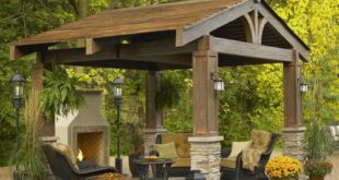 The Lodge - traditional - gazebos - by The Deck Store Online .