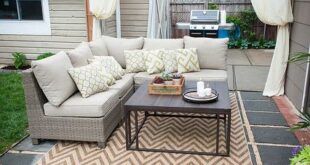 Outdoor Living Room Makeover for Small Spaces with Lowes .