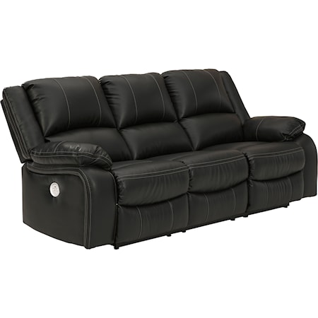 Signature Design by Ashley Calderwell Faux Leather Reclining Power .