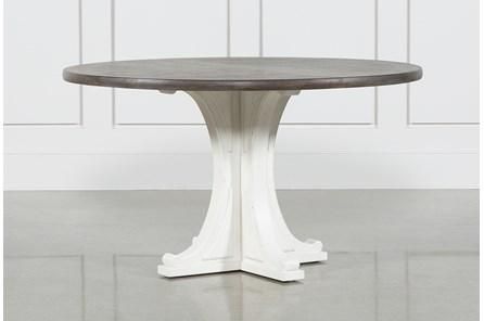 Candice II Round Dining Table | Grey dining tables, Grey round .