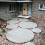 finished_walkway | Concrete walkway, Front yard, Backya