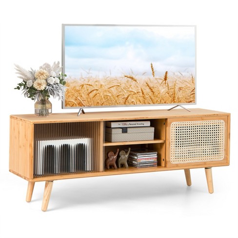 Costway Modern Tv Stand Entertainment Center Media Console W .