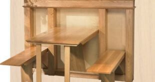 Fold Down Table Wall Unit … | Diy kitchen table, Kitchen table .