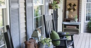 Our Most Asked Question - Our Exterior House Colors! | Front porch .