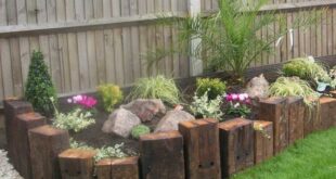 Kevin Shipley's raised bed with railway sleepers | Aiuole, Idee .