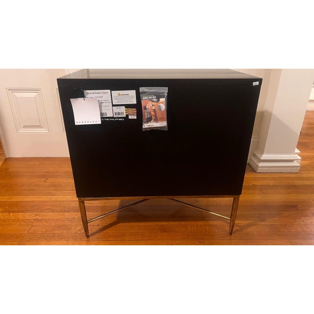 Contemporary Bernhardt Capiz Shell Hallway Cabinet/Nightstand .