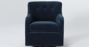 Katrina Velvet Blue Swivel Glider Chair in 2023 | Swivel glider .