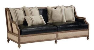 Magnolia Home Foundation Leather Sofa | Dining furniture makeover .