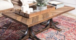 Magnolia Home Iron Trestle Cocktail Table By Joanna Gaines - Room .