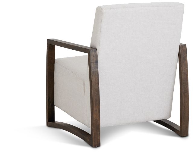 Furman Light Beige Fabric Accent Chair | Living Room - Accent .