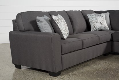 Mcdade Graphite 2 Piece 114" Sectional With Right Arm Facing .