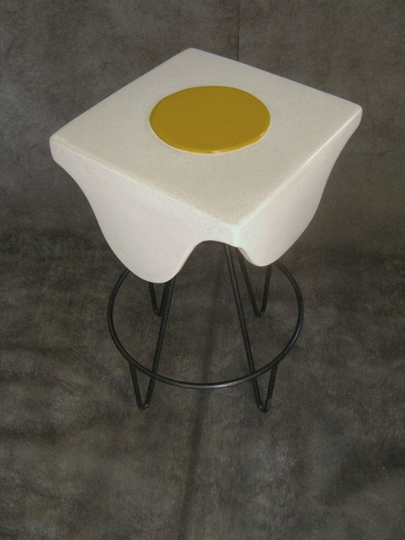 Surrealist Inspired Whimsical Polished Concrete Fried Egg | Etsy .