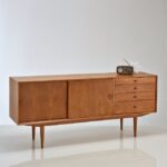 Quilda Vintage Style 2-Door 4-Drawer Oak Sideboard | Mobilier de .