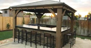 10 Inspiring Outdoor Bar Ideas 🍹 - Yardistry | Outdoor patio bar .