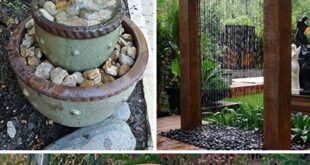 14 Soothing DIY Garden Fountain Ideas | Diy garden fountains, Diy .