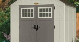 Suncast Suncast Tremont 8 ft. W x 7 ft. D Resin Storage Shed .