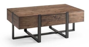 Magnussen Home Prescott Wood Condo Rectangular Cocktail Table .