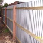 Corrugated Iron | Corrugated metal fence, Metal fence, Backyard fenc