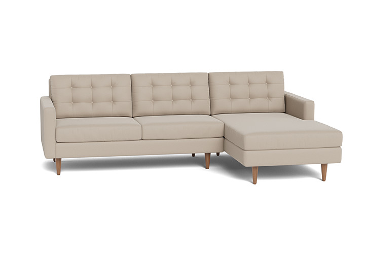 Quinn Mid-Century Modern Sofa Chaise – Perch Furnitu