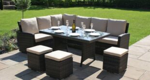 Deck Furniture Dubai | Rattan garden furniture, Garden furniture .