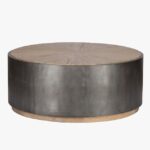 Brockton Round Reclaimed Wood Coffee Table | Coffee table wood .