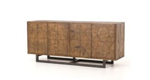 Otb Reclaimed Pine & Iron 72 Inch Sideboard - Main | Sideboard .