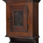 Lancaster County, Pennsylvania pine hanging cupboard, late 18th c .