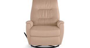 Rogan II Leather Cafe Latte Swivel Glider Recliner | Swivel glider .