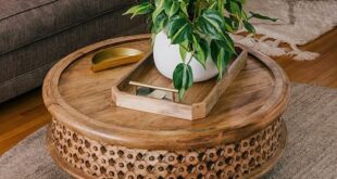 Carved Wood Coffee Table | west elm | Coffee table wood, Unique .