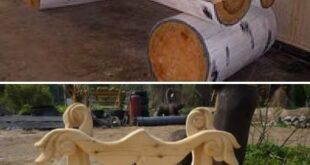 Handmade Garden Benches Adding Rustic Vibe to Backyard Designs .