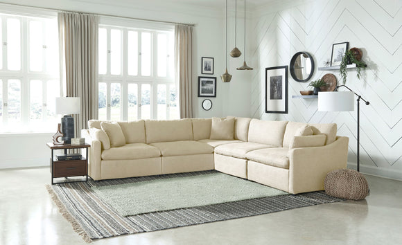 Howerton 5-Piece Beige Modular Sectional – GA Home Supersto