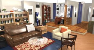 The Big Bang Theory Apartment in 3D! | HomeByMe | Apartment living .