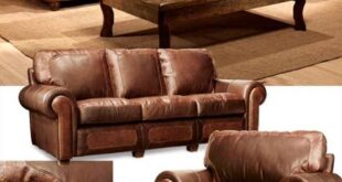 southwestern leather furniture sofa chair ottoman | Western .