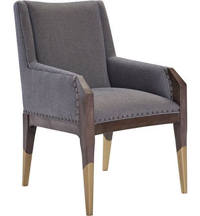 Tate Arm Chair with Gilded Legs from the Hable for Hickory Chair .