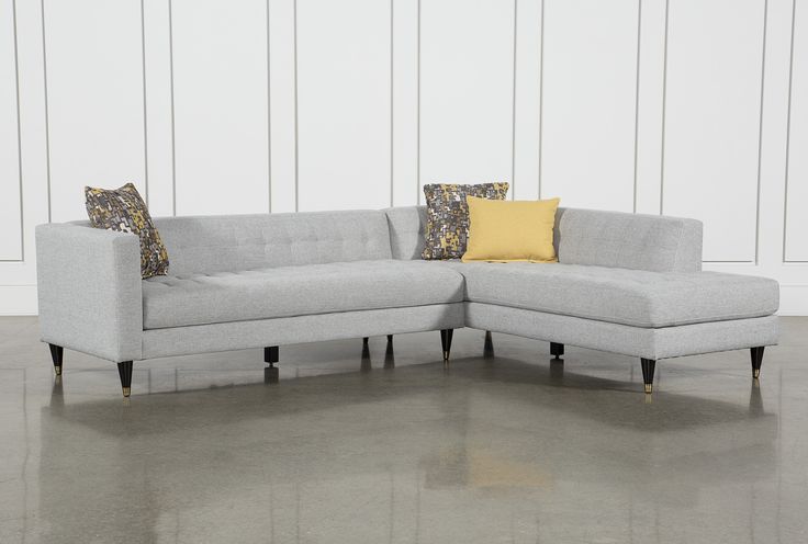 Tate IV 2 Piece 109" Sectional With Right Facing Armless Chaise .