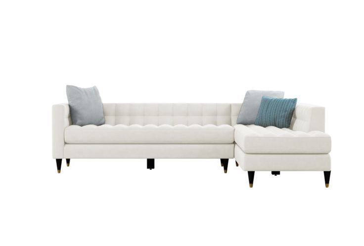 Tate IV 2 Piece 109" Sectional With Right Facing Armless Chaise .