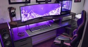 The Top 31 Gaming Desk Ideas | Gaming desk, Gaming room setup .
