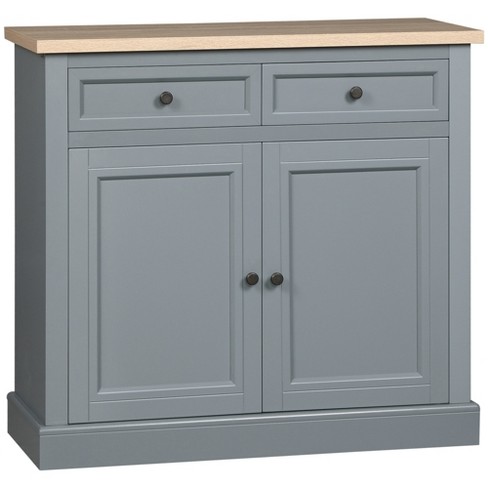 Homcom Sideboard Buffet Cabinet With Storage Drawers, 2 Door .