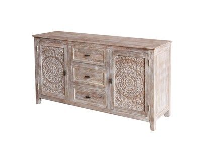 Kahlia 3-Drawer Sideboard | Living Spaces | Sideboard living .