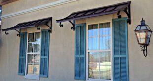 metal awning | Metal awning, House awnings, Door awnin