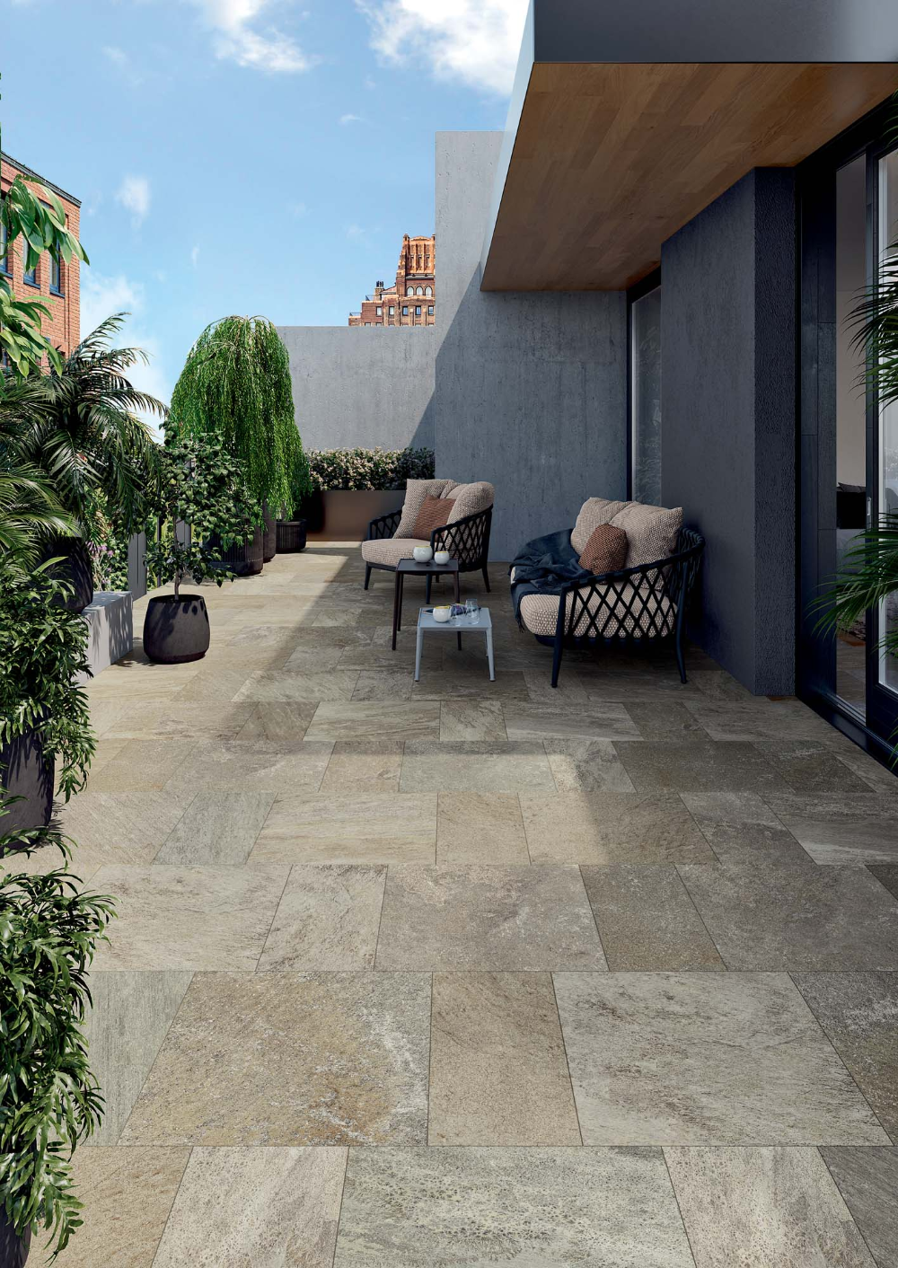 Creating a Stylish Outdoor Oasis with the
  Right Tiles