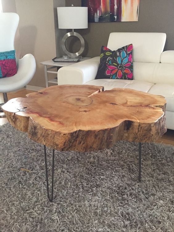 Unique Design: Sliced Trunk Coffee Tables
  Add Rustic Charm to Any Living Space