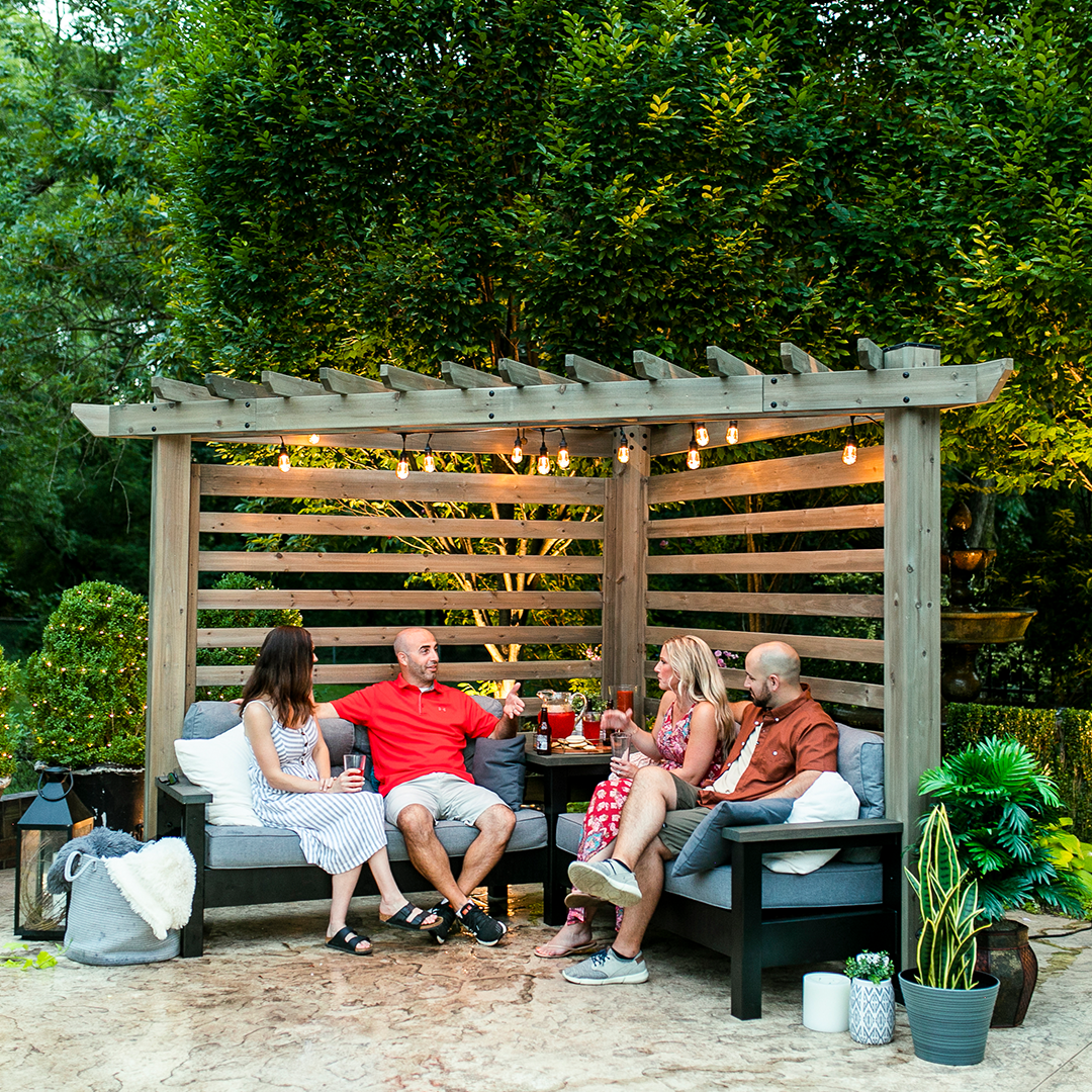 Creating a Stunning Outdoor Space with a
  Corner Pergola