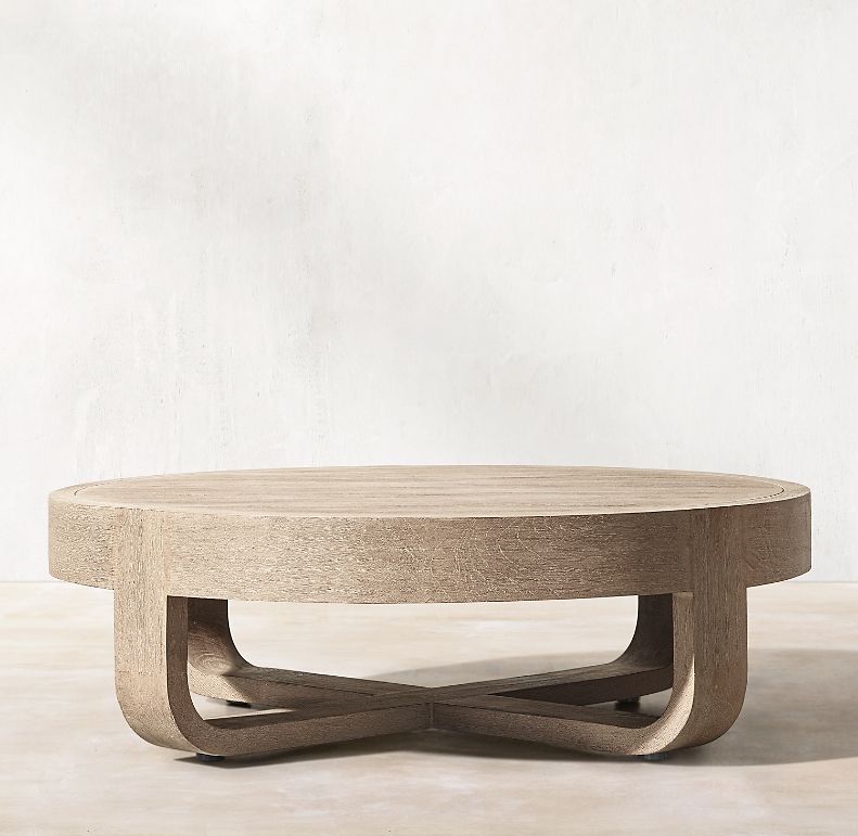 Elegant Round Teak Coffee Tables:
  Elevating Your Living Space