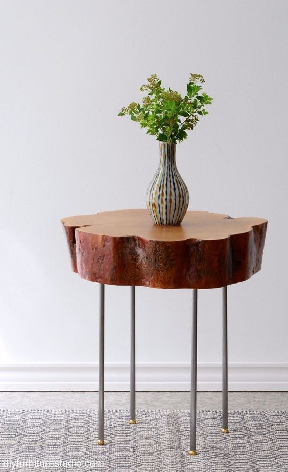 Unique and Stunning: Sliced Trunk Coffee
  Tables for Your Living Room