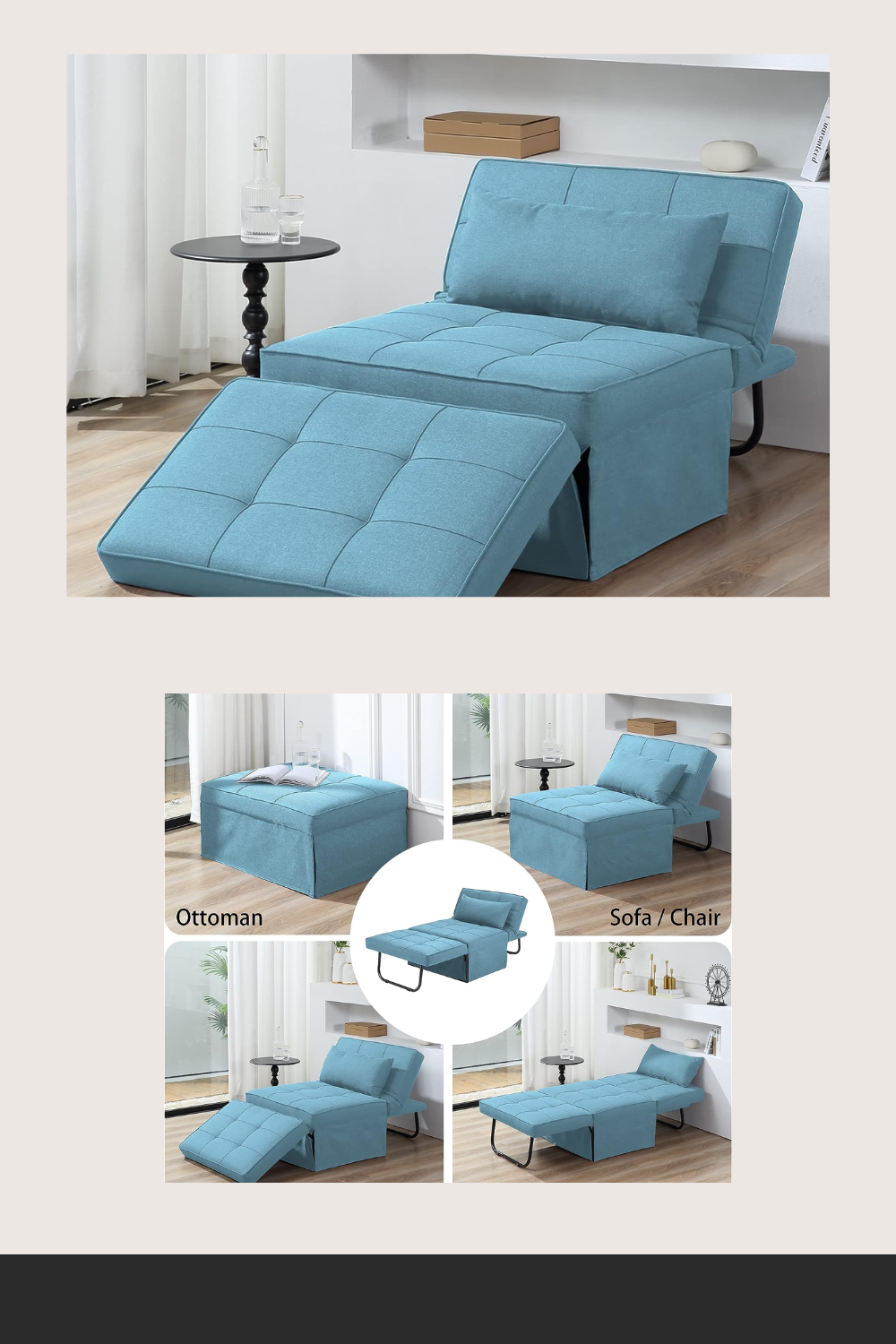 Upgrade Your Living Space with a
Convertible Sofa Chair Bed