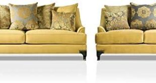 Discover Elegance: Our Review of the Charlette Gold Sofa Set