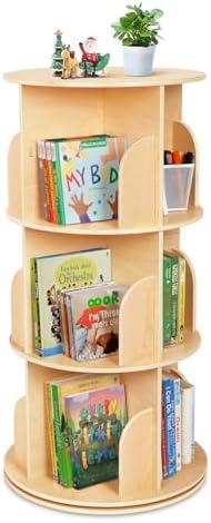 Transforming Small Spaces: Our Review of the Kids Rotating Bookshelf